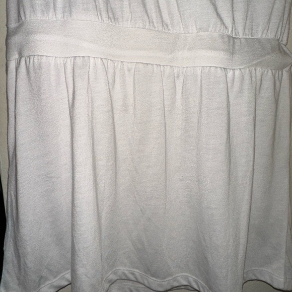 NWT Talbots white cowl neck casual waist drawstring pocket dress cover up S - Picture 7 of 9